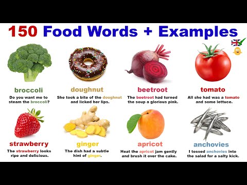 Food Vocabulary - Learn 150 English Words with Pictures and Example Sentences