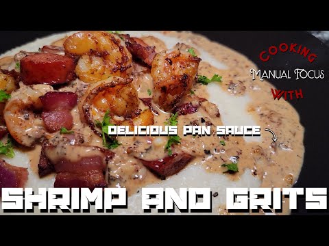 Succulent Shrimp &amp; Creamy Grits: A Taste of Southern Comfort Food!