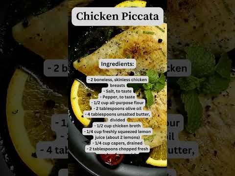 Chicken Piccata # short #videoshow #chiken #cooking #chickenpiccata