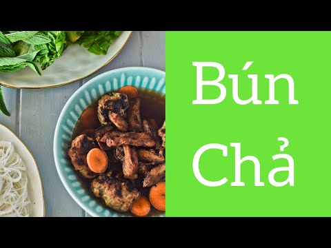 Bun Cha (Bún Chả) - Grilled Pork with Herbs and Rice Noodles