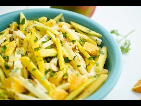 Jicama-Mango Salad with Spicy Lime Vinaigrette Recipe