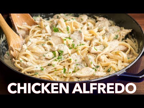 Chicken Fettuccine Alfredo Recipe - Easy Dinner