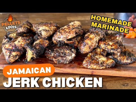 Spicy Jamaican Jerk Chicken with Homemade Marinade - Awesome GRILLED JERK CHICKEN