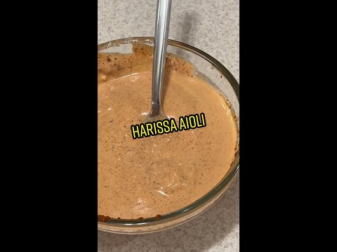 HOW TO MAKE HARISSA AIOLI FOR LAMB BURGER | MUHAMMED THE EGYPTIAN COOK