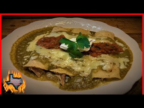 Green Enchiladas | Shredded Chicken Enchiladas Recipe | Enchilada Sauce