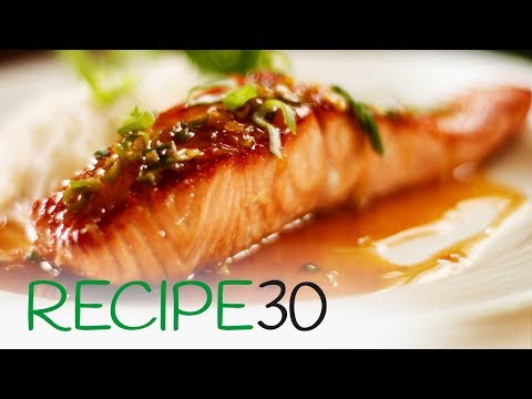 Quick and Easy Honey and Soy Glazed Salmon, Pan Seared