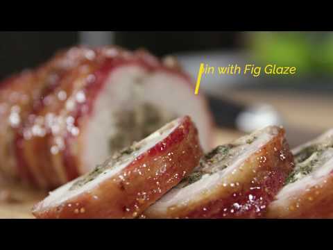 Bacon Wrapped Heritage Breed Pork Sirloin with a Fig Glaze (ButcherBox Pork Sirloin | Sear, Roast)