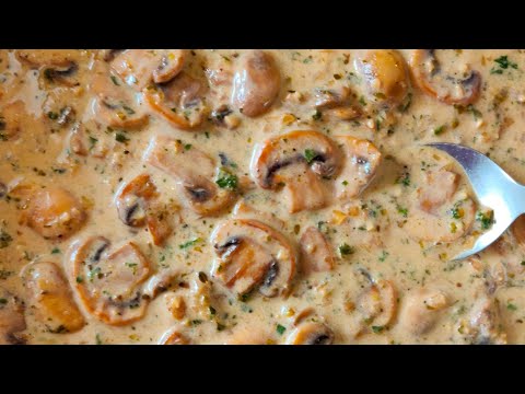 Creamy Mushroom Sauce Recipe