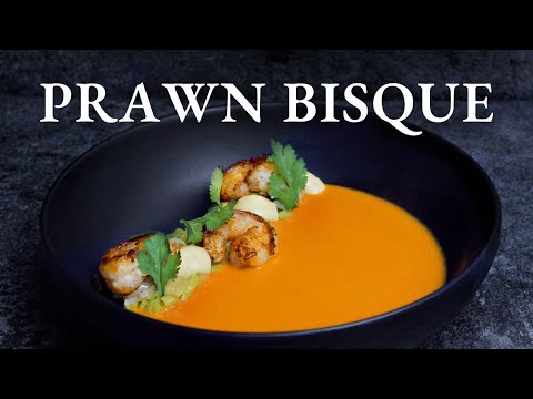 Michelin star PRAWN SOUP at home | Shrimp Bisque Recipe