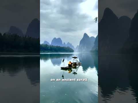 This magical landscape is actually printed on China&#039;s 20-yuan bill!