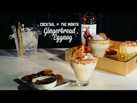 How to Make Gingerbread Eggnog (December Cocktail of the Month)