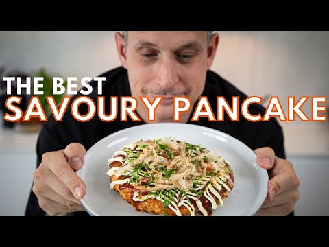 Easy recipe to make Okonomiyaki at home - Japanese savoury pancake