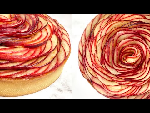 French Style Apple Tart Recipe | Tarte Aux Pommes