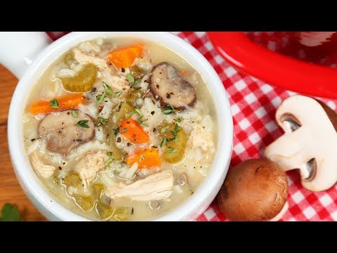 Turkey &amp; Wild Rice Soup | #Homemade