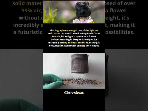 Graphene Aerogel – Ultra Lightweight Nanostructured Material