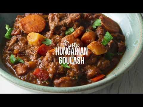 Rustic Hungarian Goulash (Gulyas) ⁠