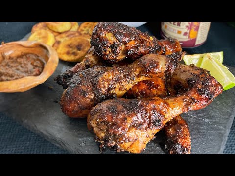 How to cook Jerk Chicken | how to make Mango Salsa