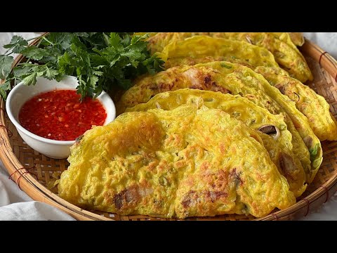 Banh Xeo, Crispy Vietnamese Pancakes