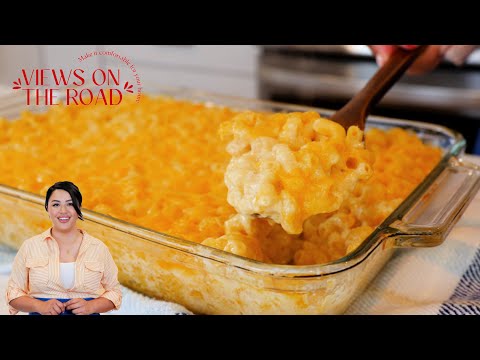 SUPER EASY!!! CREAMY BAKED MAC N CHEESE RECIPE