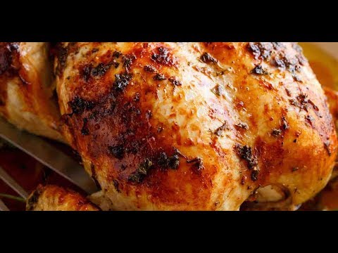 Garlic Herb Butter Roast Chicken