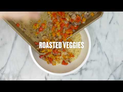 ROASTED VEGETABLE ORZO SALAD