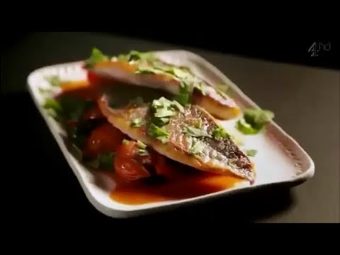 Experience Culinary Mastery with Gordon Ramsay&#039;s Sea Bream with Tomato and Herb Salsa