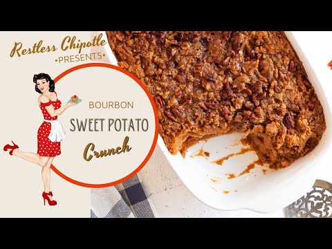 Make This Easy Bourbon Sweet Potato Casserole Side Dish for Thanksgiving!