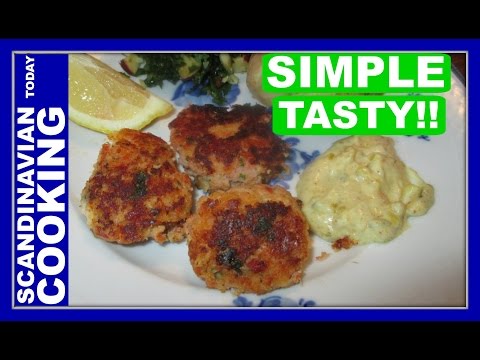 How To Make A Typical Danish Fish Cake 🍳 Fiskefrikadeller