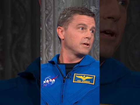 Not even astronauts dismiss the notion of lifeforms beyond Earth! #shorts #colbert