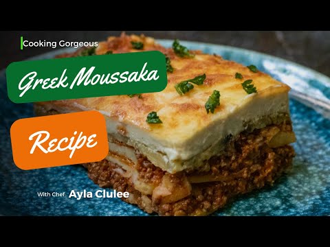 Traditional Greek Moussaka Recipe with Potatoes and Eggplants (and Béchamel Sauce!)