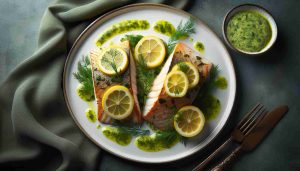 Delightful Lemon Fish Fillets with Dill Sauce