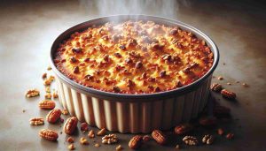 Yummy Baked Yam Casserole with a Crunchy Nut Topping