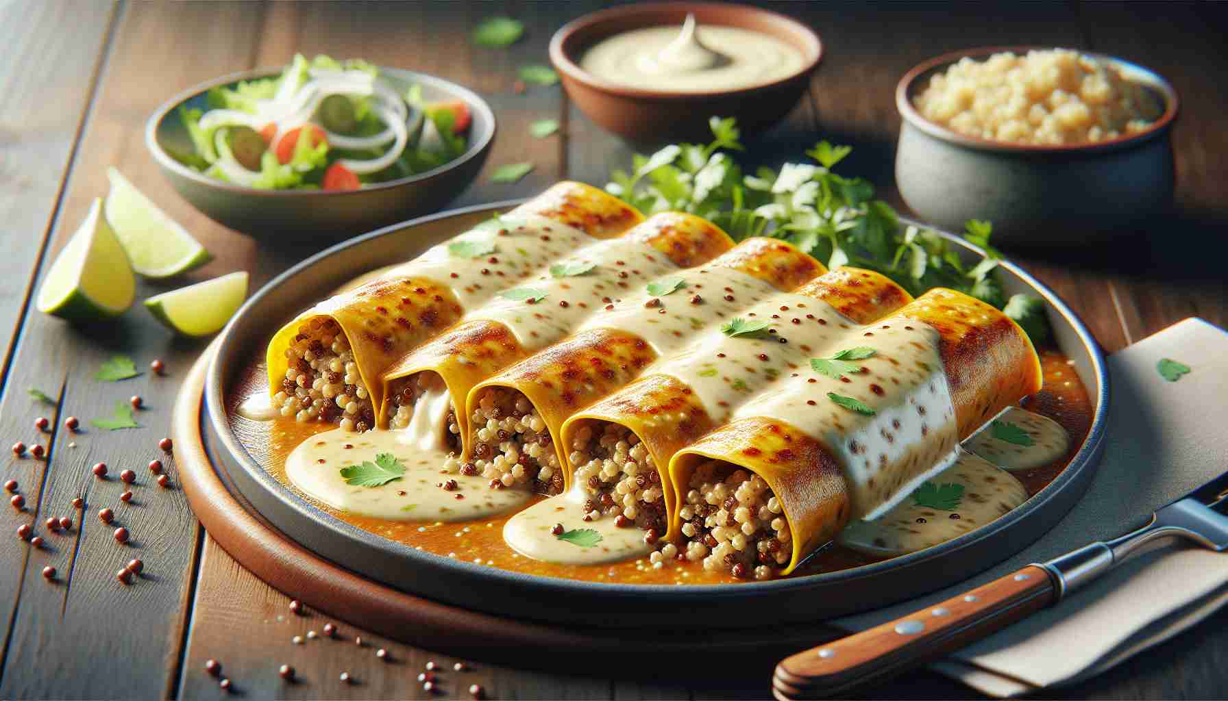 Quinoa and Quark Enchiladas: A Nutritious Twist on a Mexican Classic