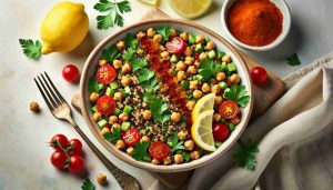 Middle Eastern Quinoa and Chickpea Salad: A Nutritious and Flavorful Delight