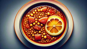 Velvety Lentil Tomato Soup with Tangy Lemon