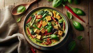 Vegetarian Thai Green Curry with Tofu