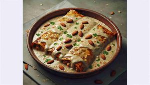 Grandmother’s Heavenly Mexican Chicken Enchiladas with Creamy Almond Sauce