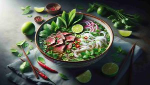 Flavorful Vietnamese Pho with Lovely Aromatic Herbs