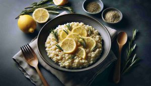 Delicious Homemade Italian Risotto with Lemon and Rosemary