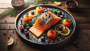 Exquisite Kveik-Infused Nordic Salmon Delight