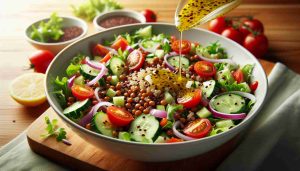 Delightful Lentil and Quinoa Salad with a Citrusy Vinaigrette