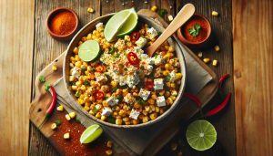 Crunchy Mexican Street Corn Dip with a Twist of Lime-Infused Feta