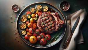 New Zealand Lamb with Tomato-Zucchini Ratatouille