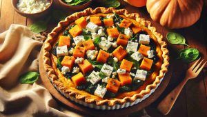 Hearty Pumpkin and Feta Pie: A Cozy Comfort Food with Spinach and Herbs