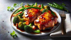 Honey Soy-Glazed Chicken Thighs with Stir-Fried Vegetables