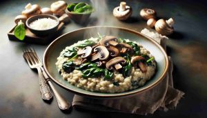 Sumptuous Mushroom and Spinach Risotto: A Creamy Arborio Rice Delight