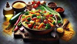 Couscous with Vegetables and Exotic Spices: A Flavorful Mediterranean Delight