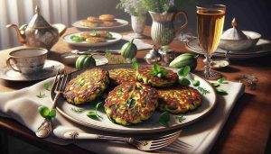 Heavenly Herb-Crusted Zucchini Fritters for an Exquisite Brunch Delight