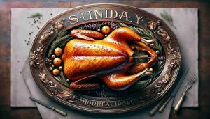 Elegant Sundays: Traditional Roast Duck with Orange Glaze and Herb Stuffing