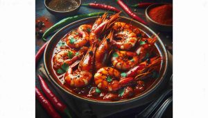 Punjabi Kadai Jhinga – Spicy Indian Prawn Curry